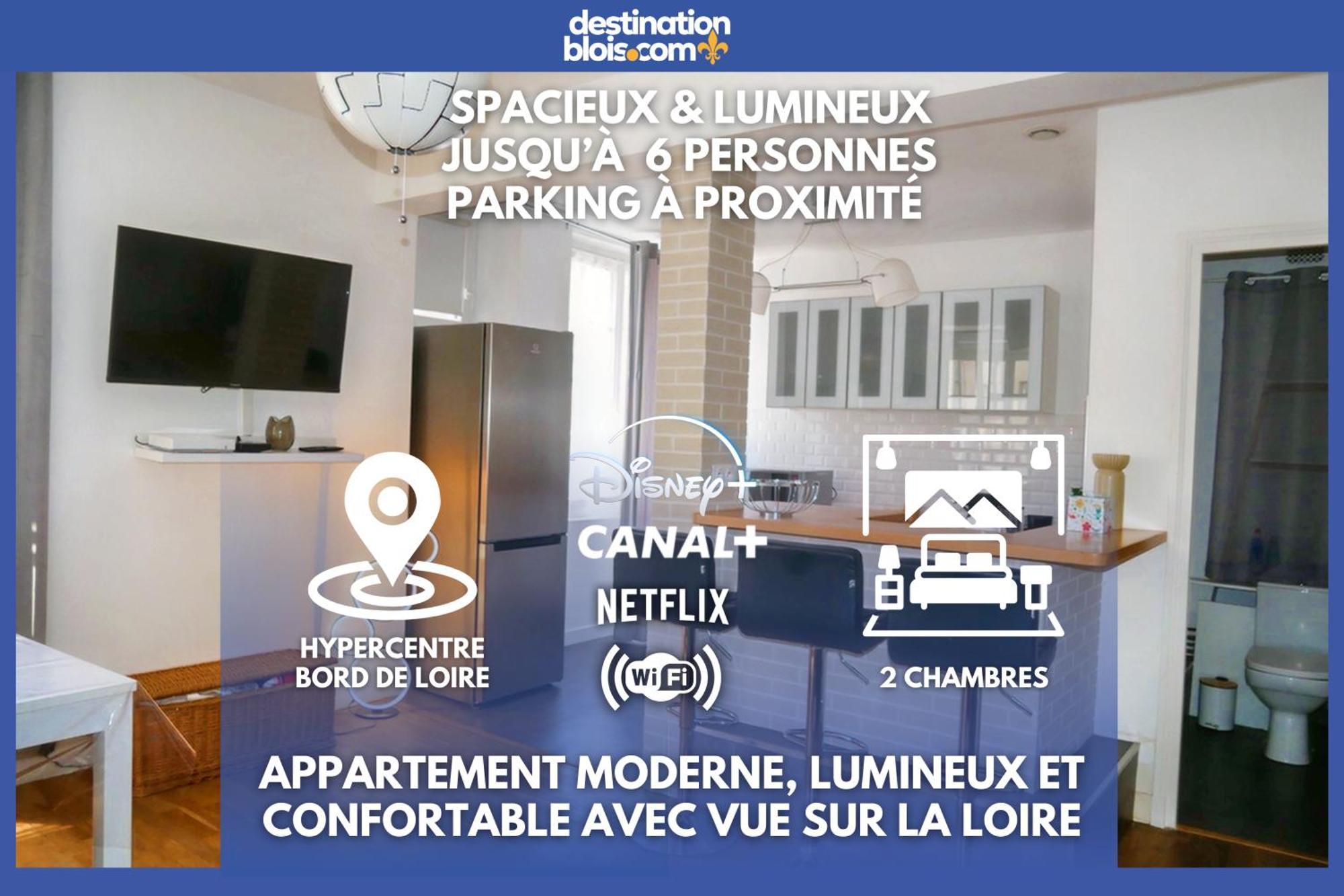 Moderne 60M2 Vue Sur La Loire Hypercentre Leilighet Blois Eksteriør bilde